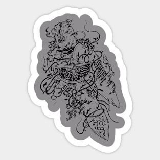 SURREALIST BIRD Sticker